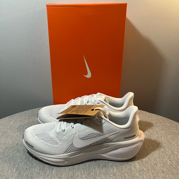 Nike Air Zoom Pegasus 41 White Pure Platinum Running Women's Size 8.5 FD2723 102 - Picture 4 of 11